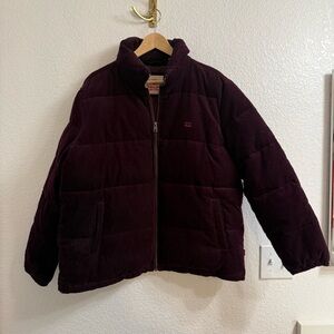 Levi's Women's Puffer Jacket - Dark Purple